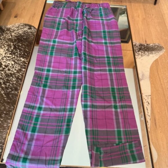 NWOT Purple & Green Plaid PJ Pants - Women's S - Picture 4 of 4
